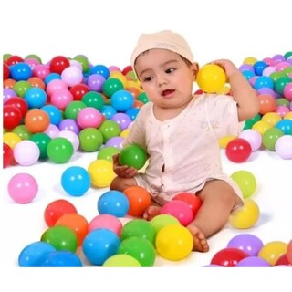 Foto 3 | Paquete De 200 Bolas De Plástico Coloridas De 5,5 Cm Para Niños - Venta Internacional.