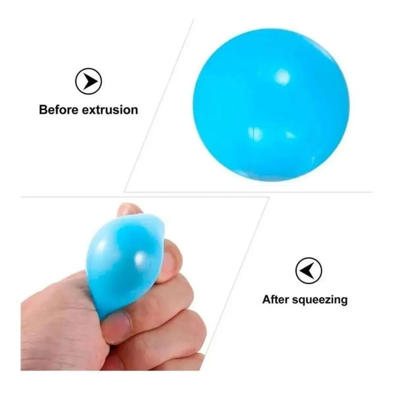 Foto 4 pulgar | Juego De 12 Juguetes Sticky Fluorescent Balls Para Niños - Venta Internacional.