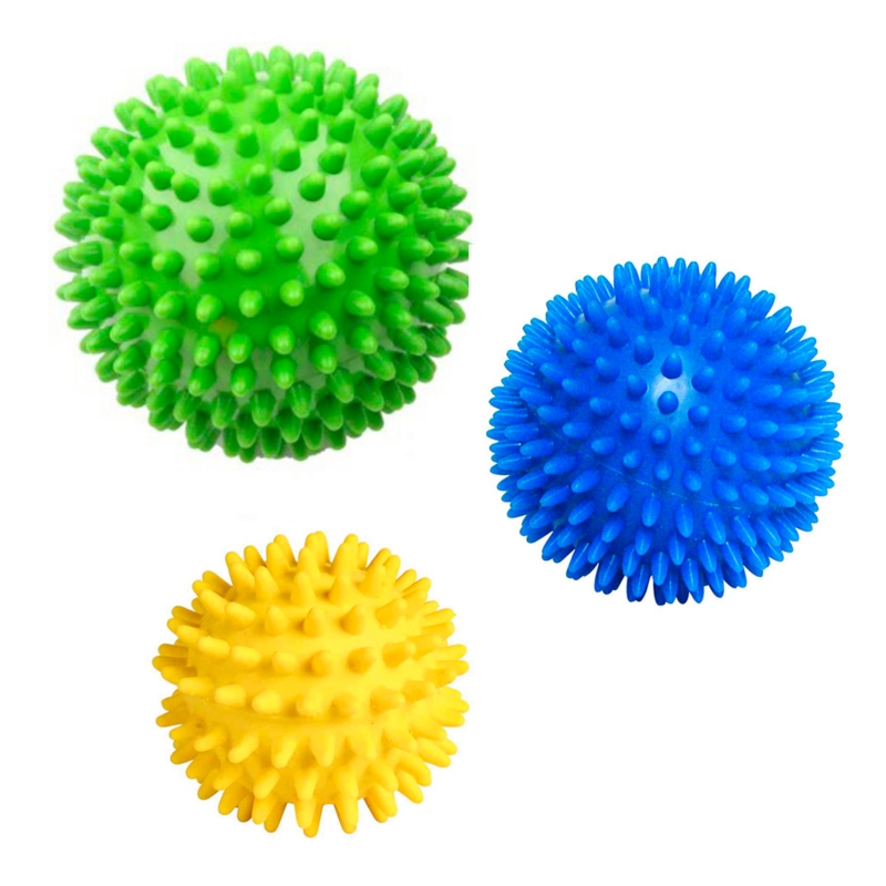 Set De Bolas De Masaje Hedgehog De 6,5 Cm, 7,5 Cm Y 9 Cm De Diámetro - Venta Internacional.