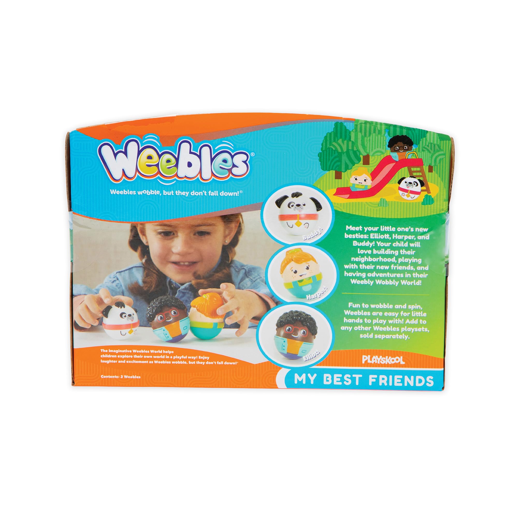 Foto 7 pulgar | Juguete Preescolar Playskool Weebles My Best Friends 12m+ - Venta Internacional