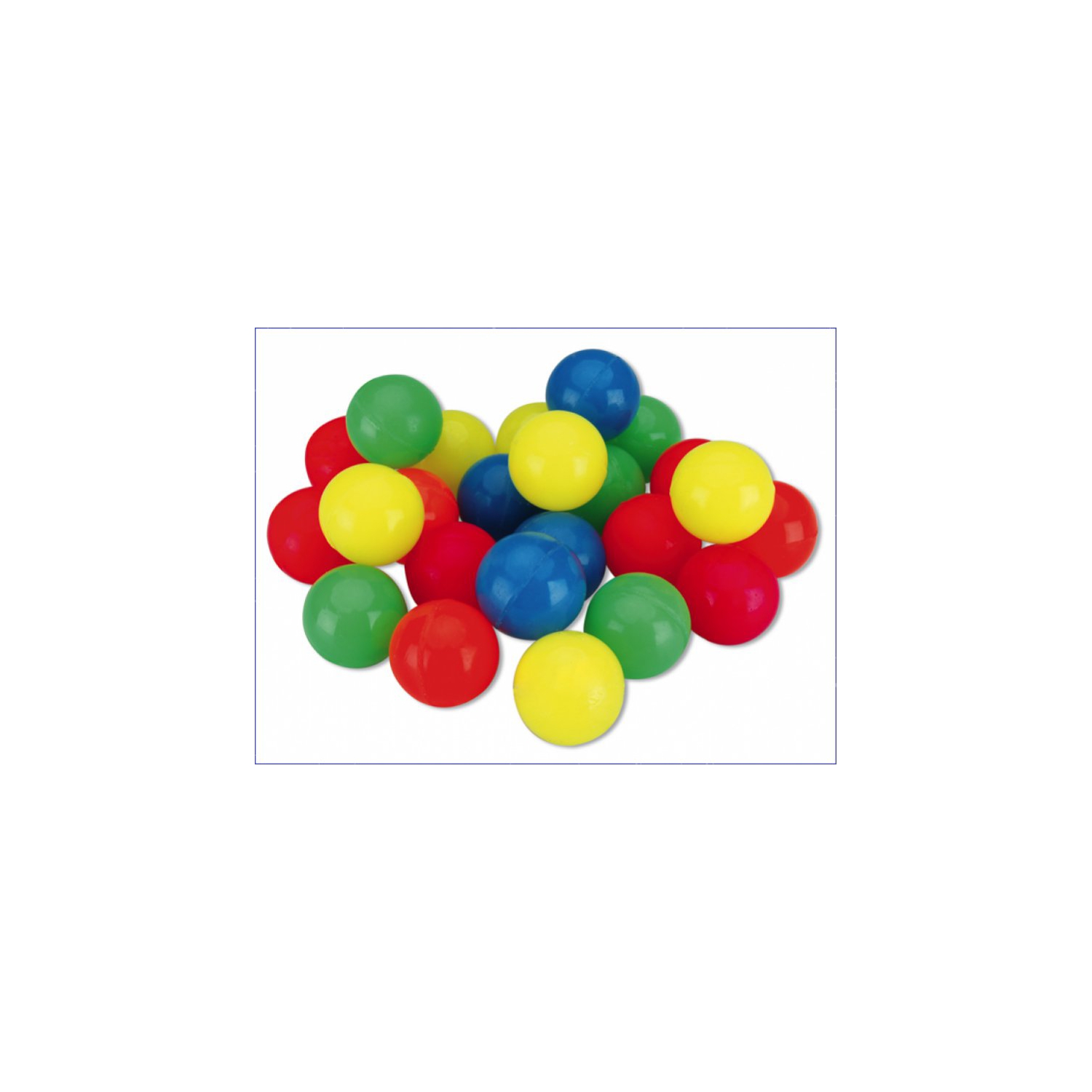 Pelotas de Plástico Multicolores 100 Piezas 5,5 cm - Venta Internacional