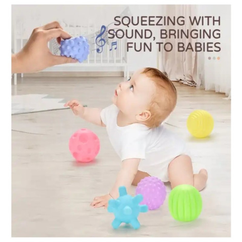 Foto 5 pulgar | Set De 6 Bolas Sensoriales Para Bebés - Venta Internacional