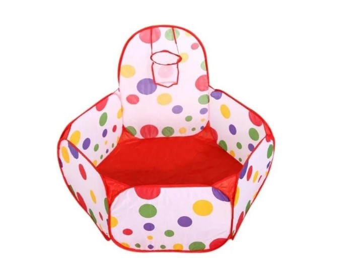 Foto 4 pulgar | Piscina de Bolas de Tela Suave con 50 Pelotas para Bebés - Venta Internacional