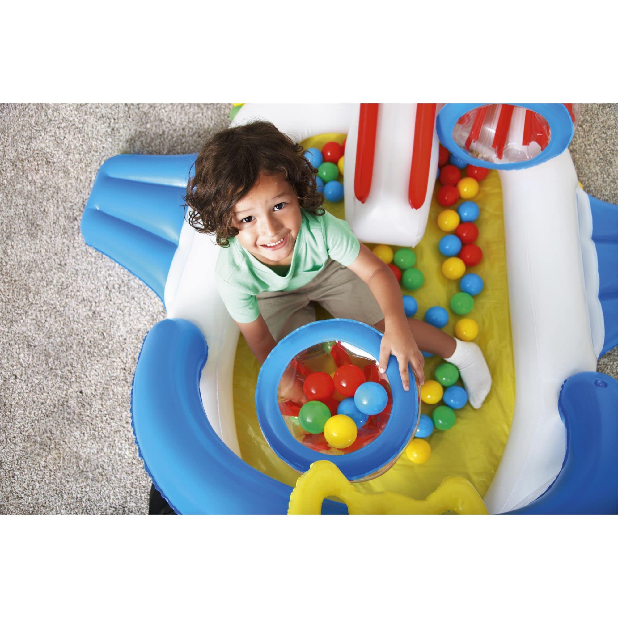 Foto 3 pulgar | Pelota Fisher-price Bestway Little People Airplane Kids 2+ - Venta Internacional.