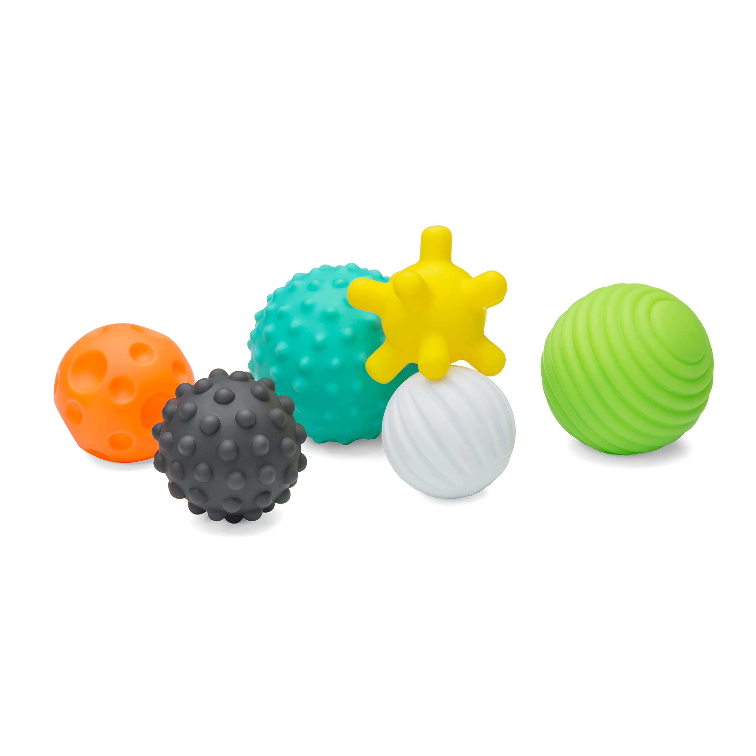 Juego De Bolas Múltiples Texturizadas Toy Infantino Para Más De 6 Meses, 6 Piezas - Venta Internacional.