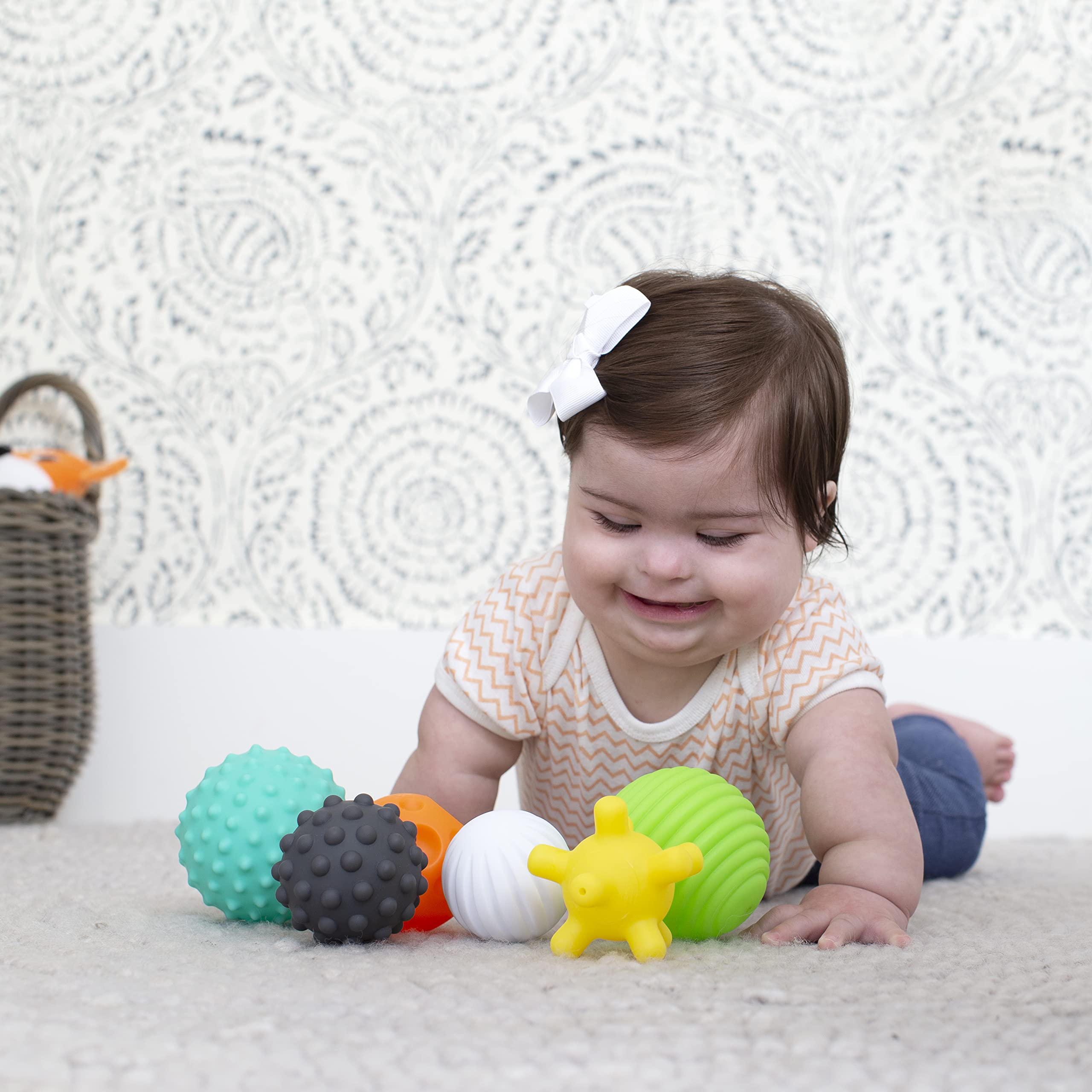 Foto 3 pulgar | Juego De Bolas Múltiples Texturizadas Toy Infantino Para Más De 6 Meses, 6 Piezas - Venta Internacional.