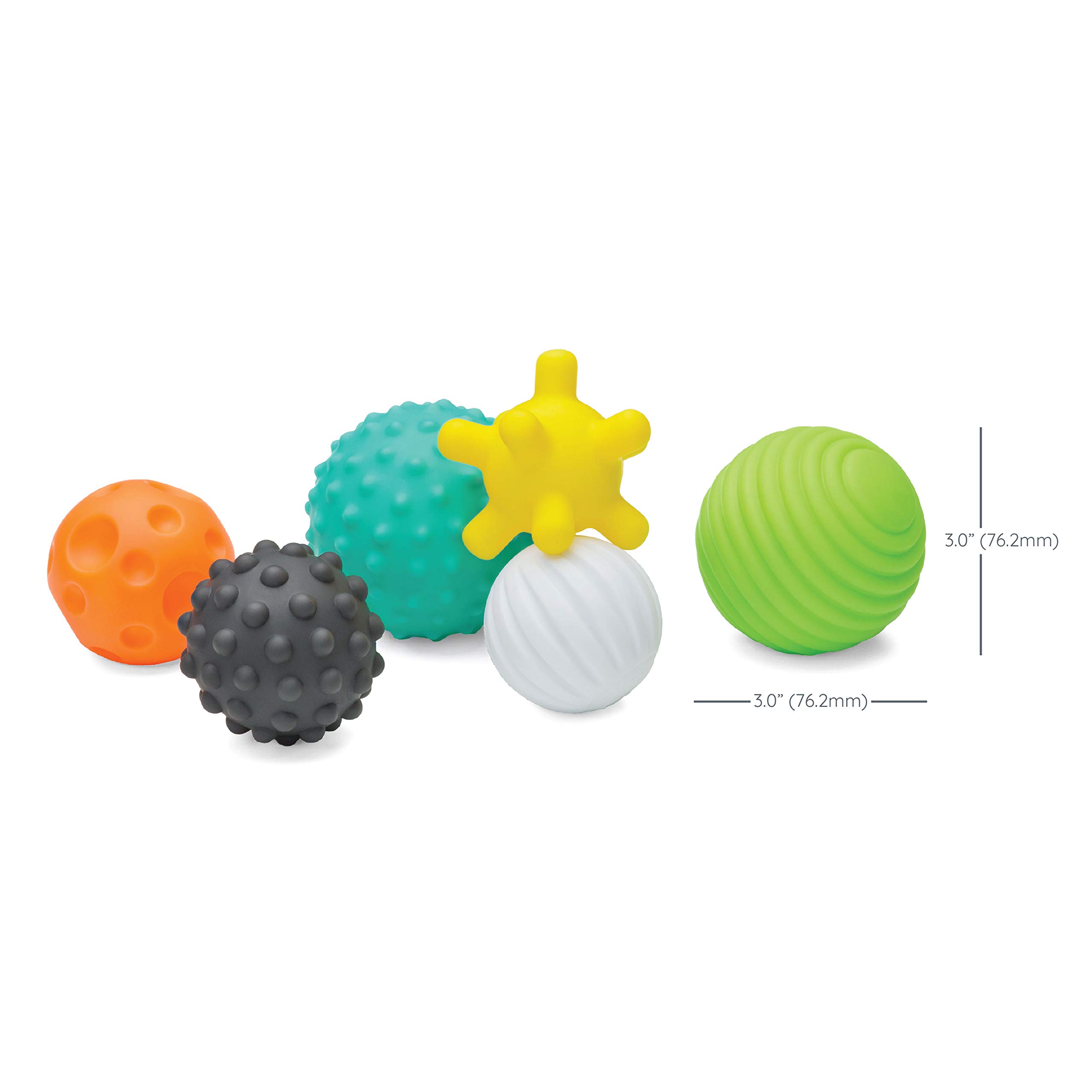 Foto 7 pulgar | Juego De Bolas Múltiples Texturizadas Toy Infantino Para Más De 6 Meses, 6 Piezas - Venta Internacional.