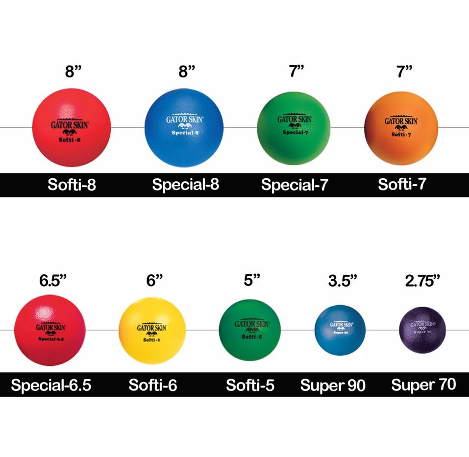 Foto 4 | Bola De Espuma S&s Worldwide Gator Skin Softi-5 Naranja (paquete De 6) - Venta Internacional.