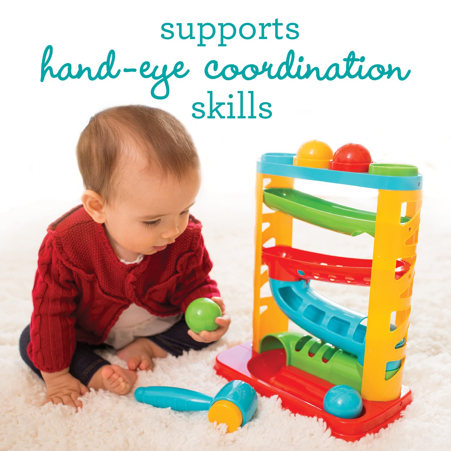 Foto 3 pulgar | Ball Tower Infantino Bop & Drop Steam Educativo Para Mayores De 12 Millones - Venta Internacional.