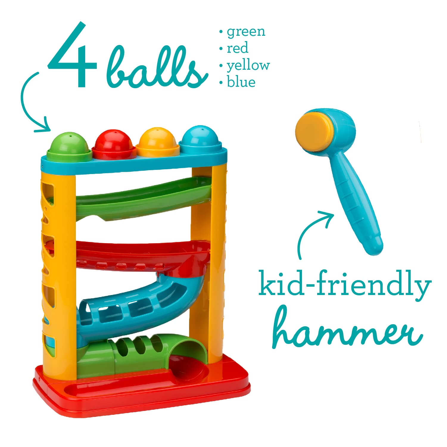Foto 4 pulgar | Ball Tower Infantino Bop & Drop Steam Educativo Para Mayores De 12 Millones - Venta Internacional.