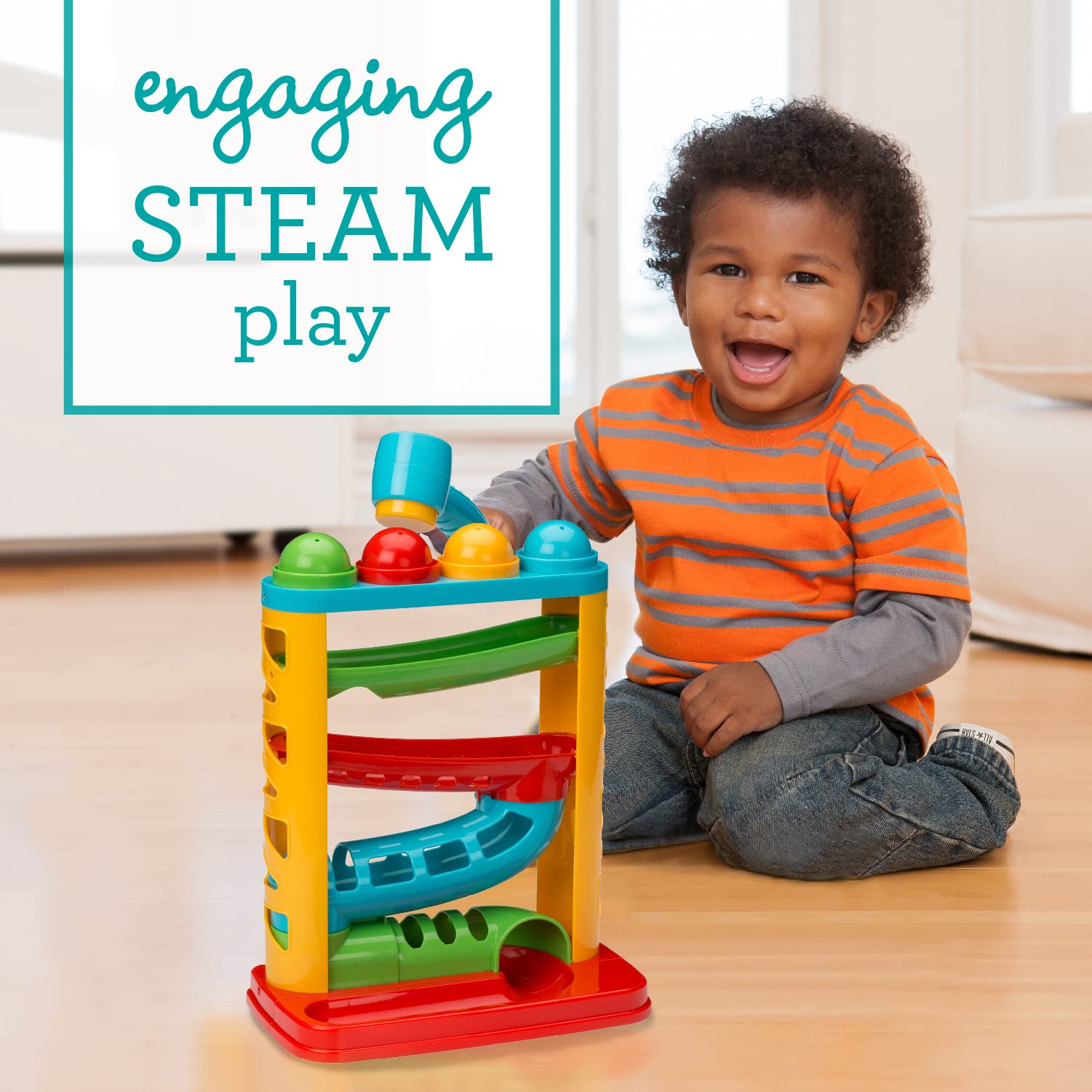 Foto 4 | Ball Tower Infantino Bop & Drop Steam Educativo Para Mayores De 12 Millones - Venta Internacional.