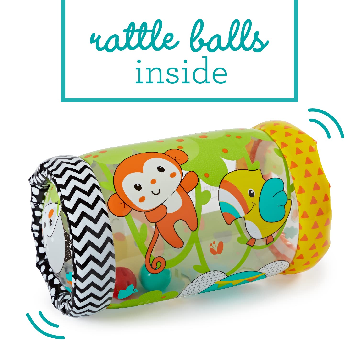 Foto 3 pulgar | Juguete De Actividad Infantino Jungle Peek & Roll Para Bebés Mayores De 6 Años - Venta Internacional.