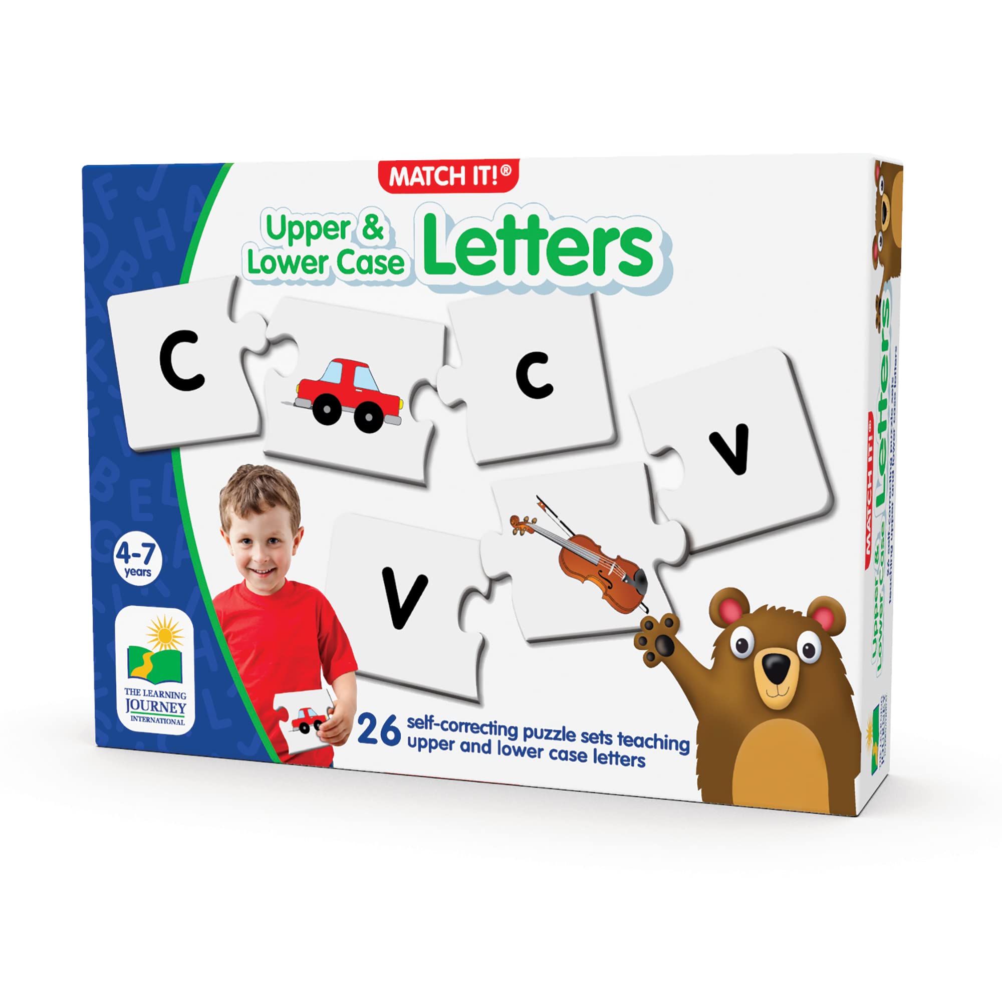 Foto 5 pulgar | Rompecabezas ABC Mayúsculas y Minúsculas para Niños - Venta Internacional