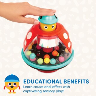 Foto 3 | Camiseta Con Forma De Mariquita Toy Battat Con 20 Bolas Pequeñas Y Coloridas - Venta Internacional.