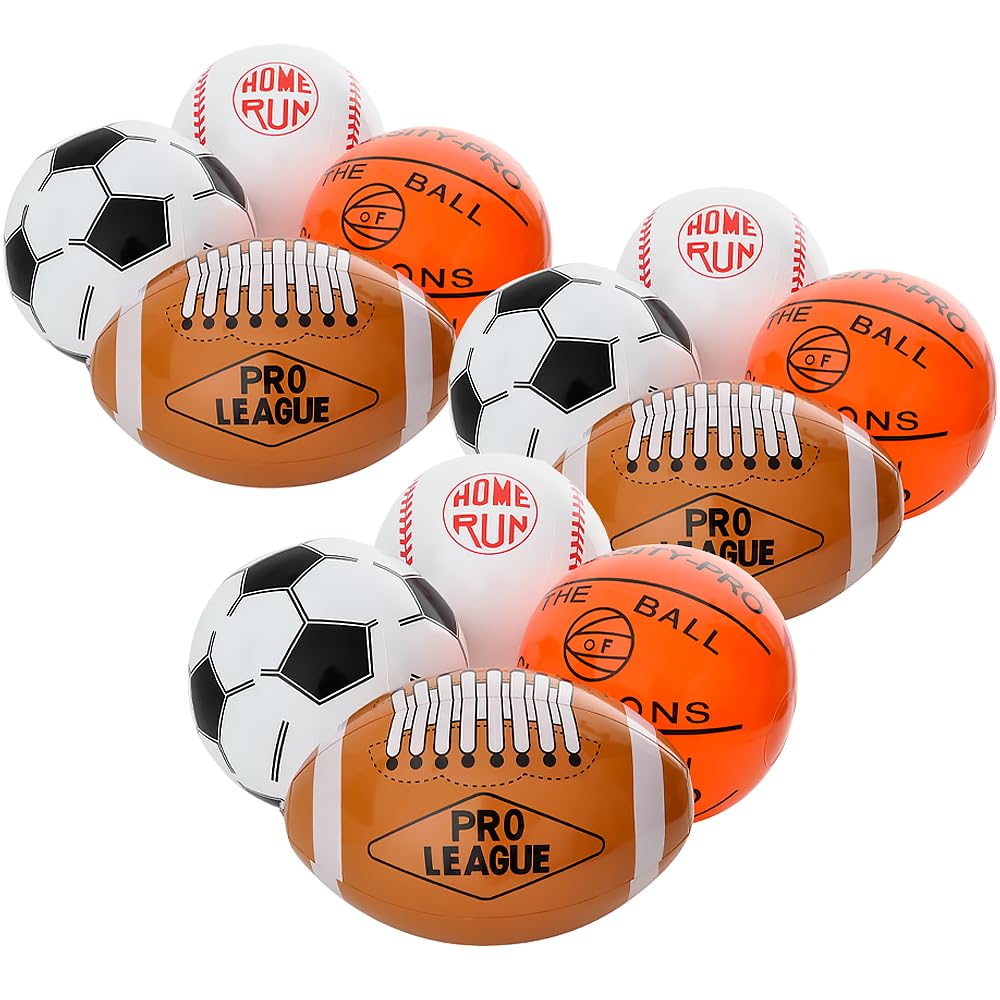 Pelotas Deportivas Inflables Rhode Island Novelty De 16 Cm, Surtidas X 12 - Venta Internacional.
