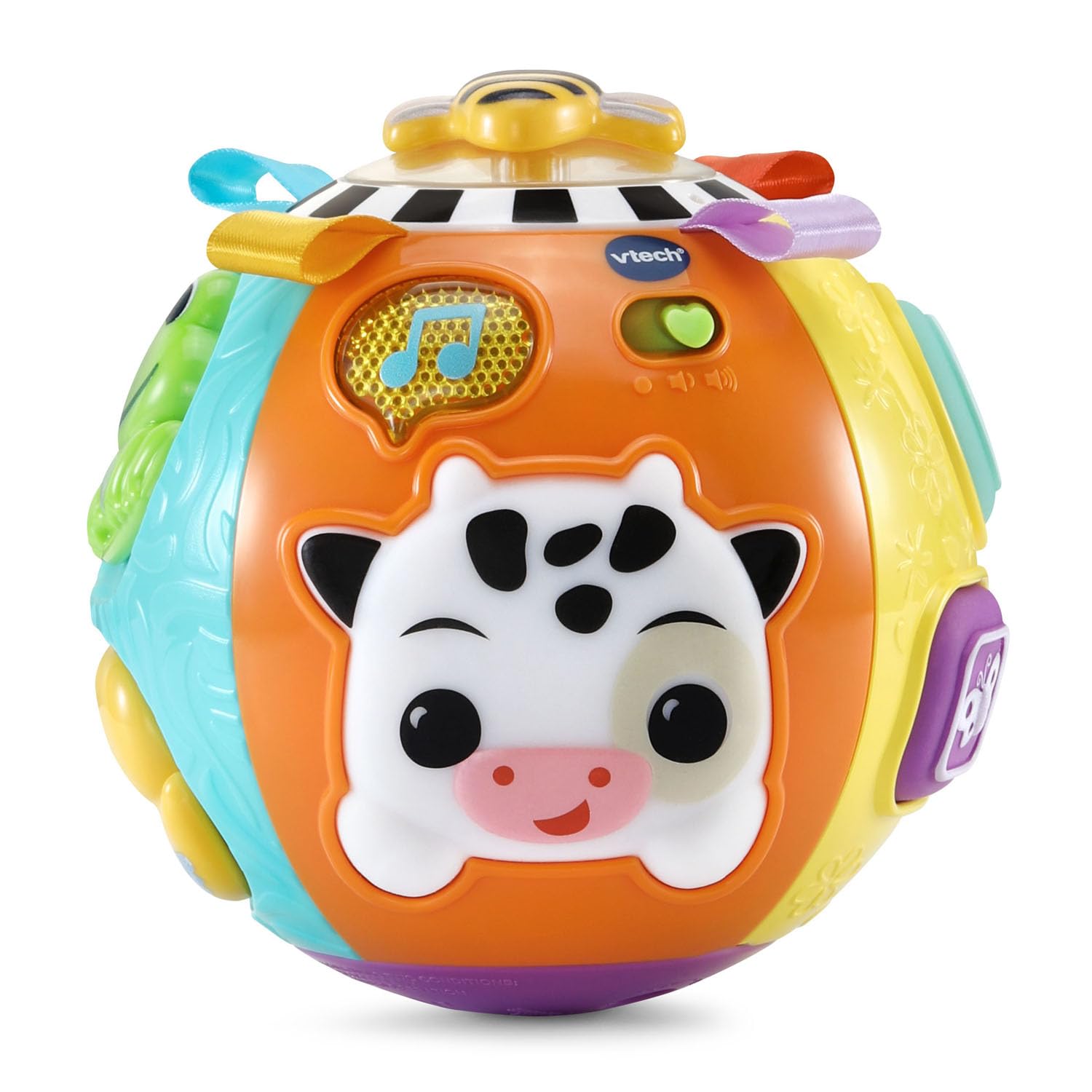 Foto 2 pulgar | Pelota De Actividad Toy Vtech Baby On-the-moove Con Texturas De Color Naranja - Venta Internacional.