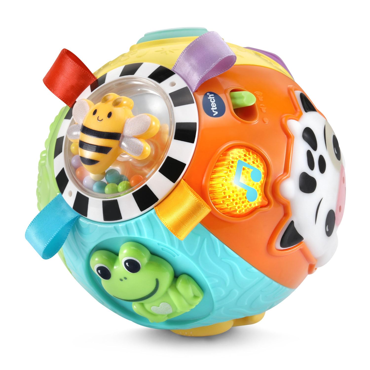 Foto 4 pulgar | Pelota De Actividad Toy Vtech Baby On-the-moove Con Texturas De Color Naranja - Venta Internacional.
