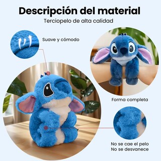 Foto 5 | 2 Piezas Stitch Belug Peluche Juguetes Azul
