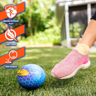 Foto 4 | Super High Bounce Ball Nerf 2 Pelotas Incluidas Para Interiores Y Exteriores - Venta Internacional.