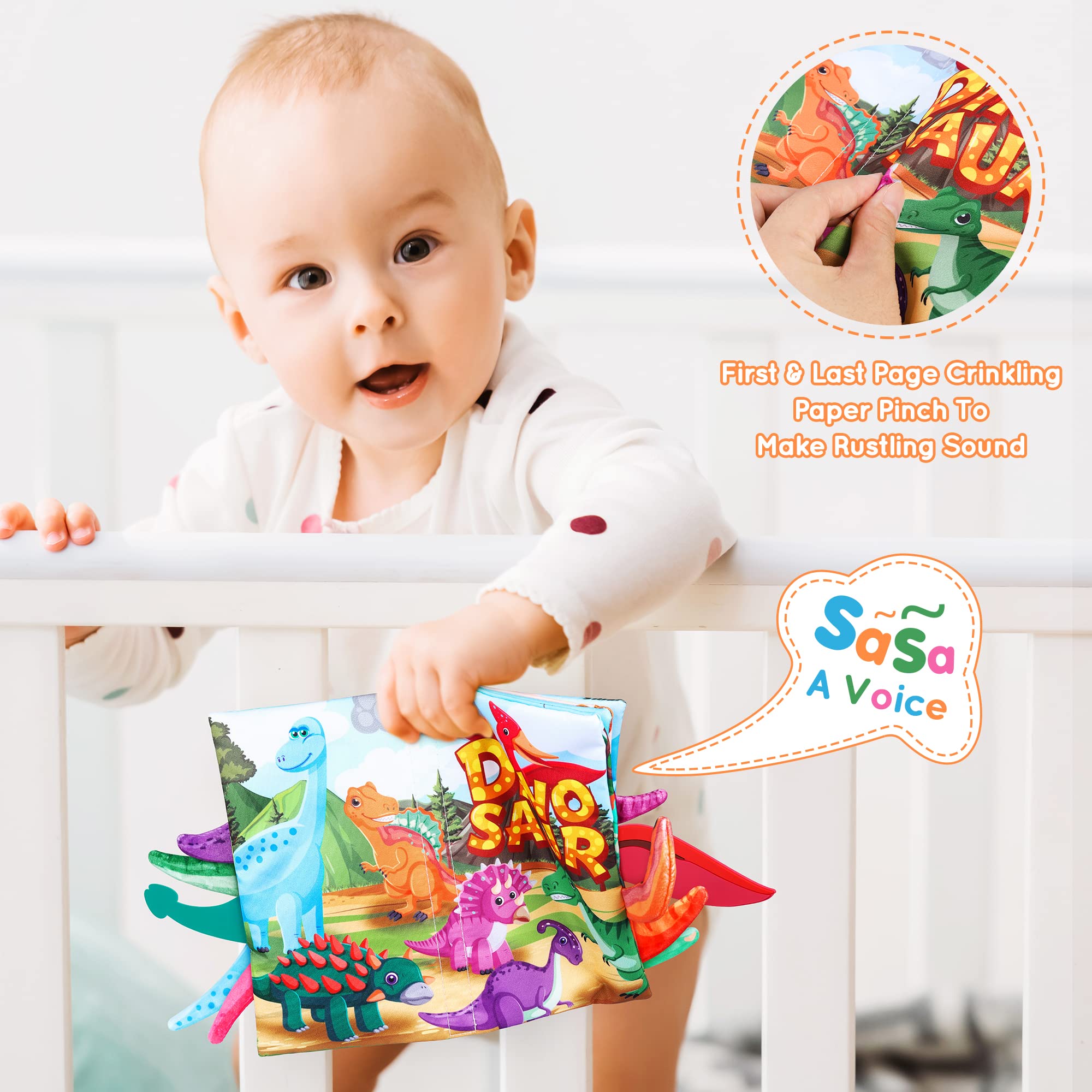 Foto 7 pulgar | Venta Internacional - Baby Books Jgobub, Desarrollo Temprano, Interactivo, De 6 A 12 Meses