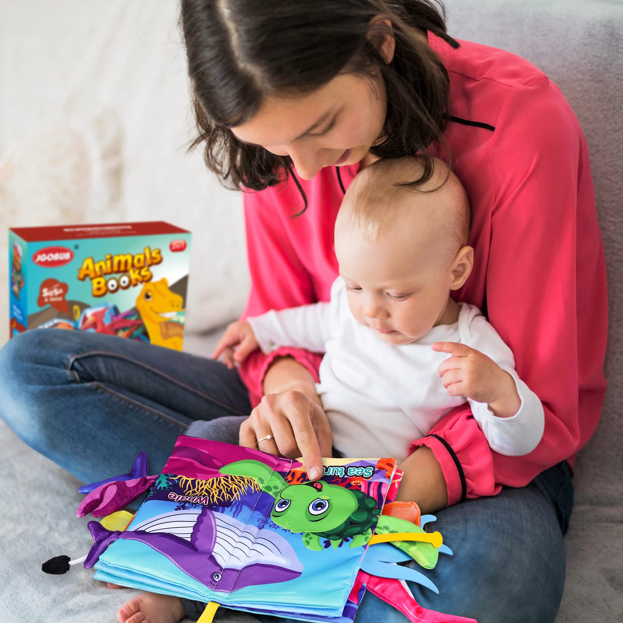 Foto 8 pulgar | Venta Internacional - Baby Books Jgobub, Desarrollo Temprano, Interactivo, De 6 A 12 Meses