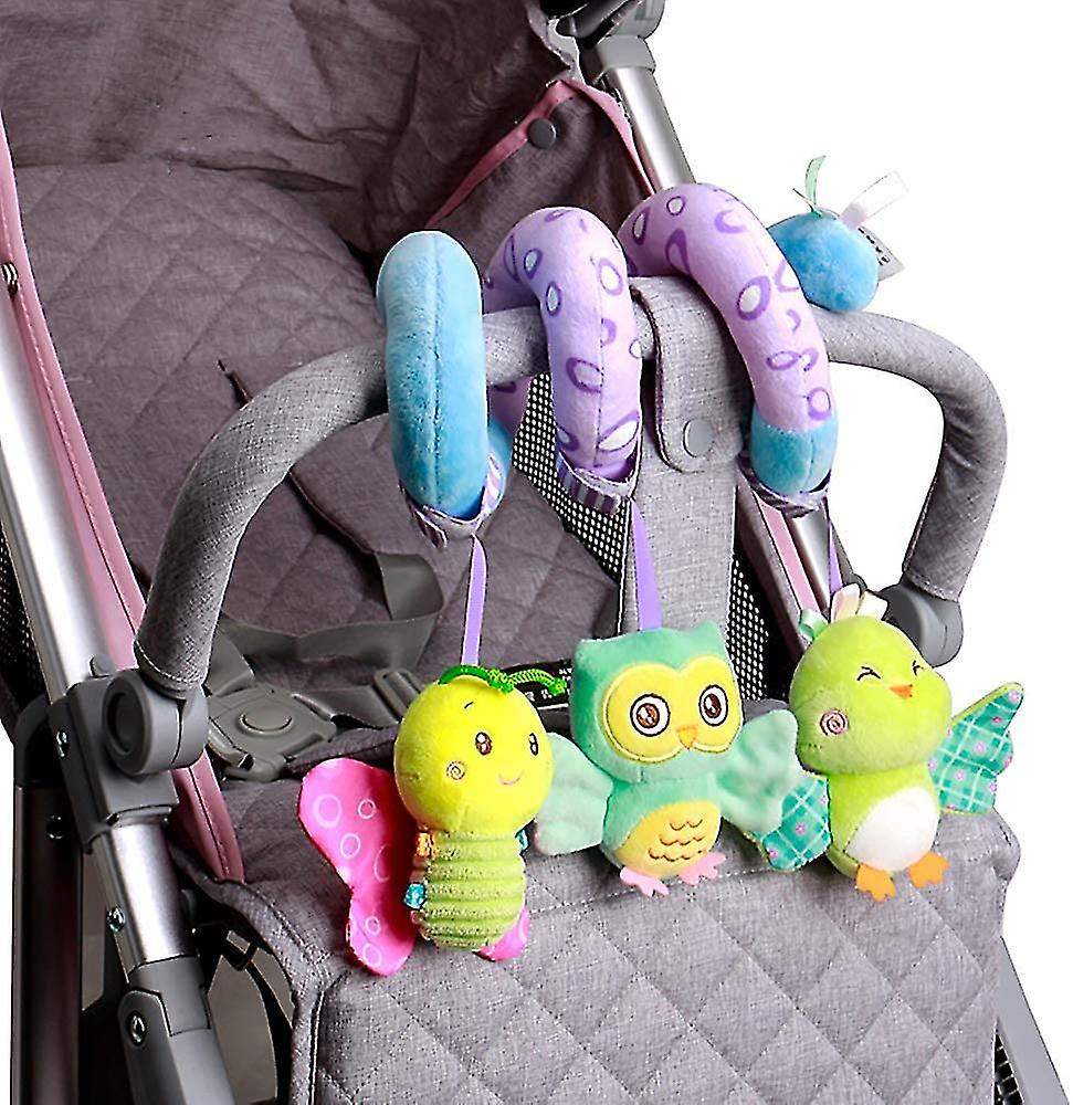 Foto 4 pulgar | Venta Internacional - Juguete Para Asiento De Coche, Actividad Para Bebés, Cochecito De Peluche En Espiral, Bar