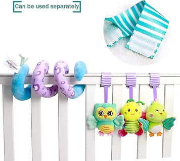 Foto 4 | Venta Internacional - Juguete Para Asiento De Coche, Actividad Para Bebés, Cochecito De Peluche En Espiral, Bar