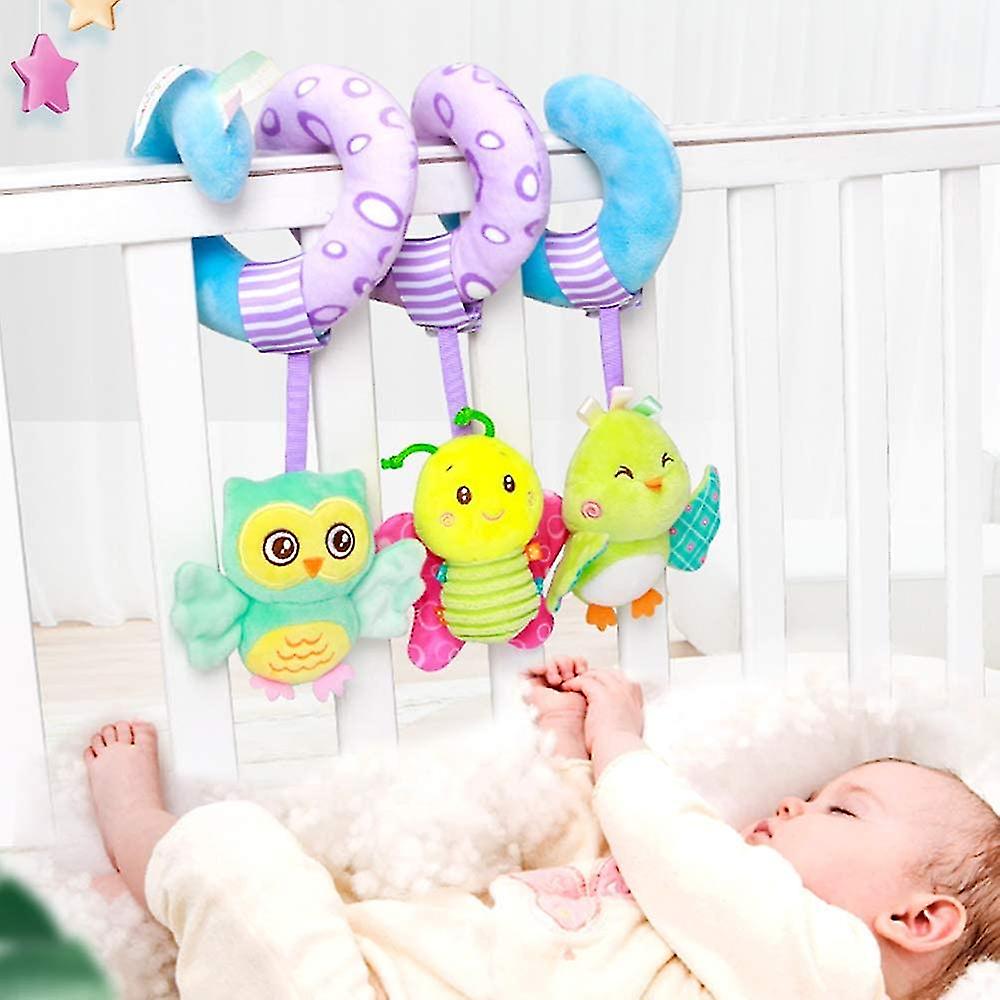 Foto 6 pulgar | Venta Internacional - Juguete Para Asiento De Coche, Actividad Para Bebés, Cochecito De Peluche En Espiral, Bar