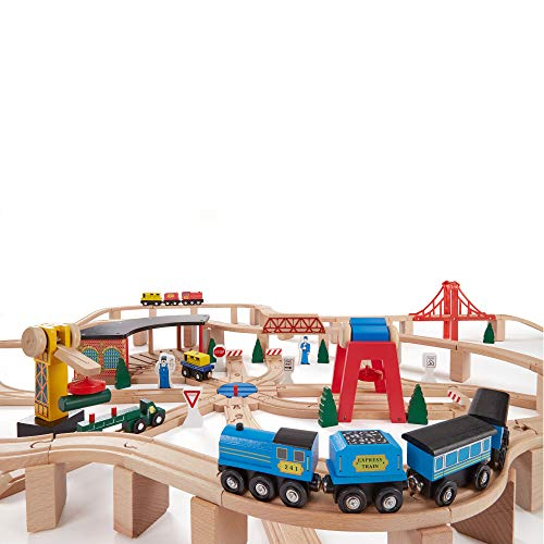 Foto 7 pulgar | Juego De Trenes De Madera Melissa&doug, 130 Piezas - Venta Internacional.