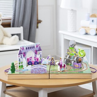 Foto 4 | Take-along Tabletop Kingdom: Carruaje, Caballo, Unicornio - Venta Internacional.