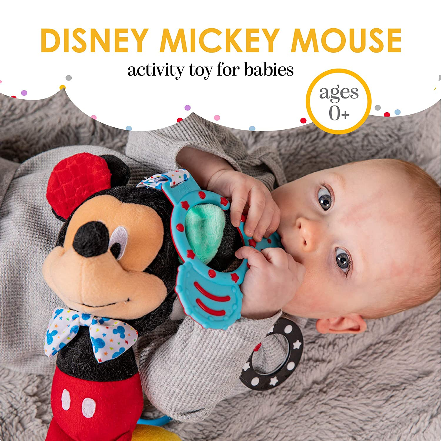 Foto 3 pulgar | Juguete De Actividad Kids Preferred Baby Mickey Mouse On The Go - Venta Internacional.