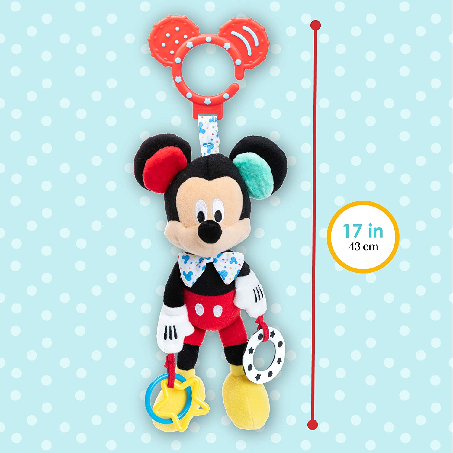 Foto 6 pulgar | Juguete De Actividad Kids Preferred Baby Mickey Mouse On The Go - Venta Internacional.