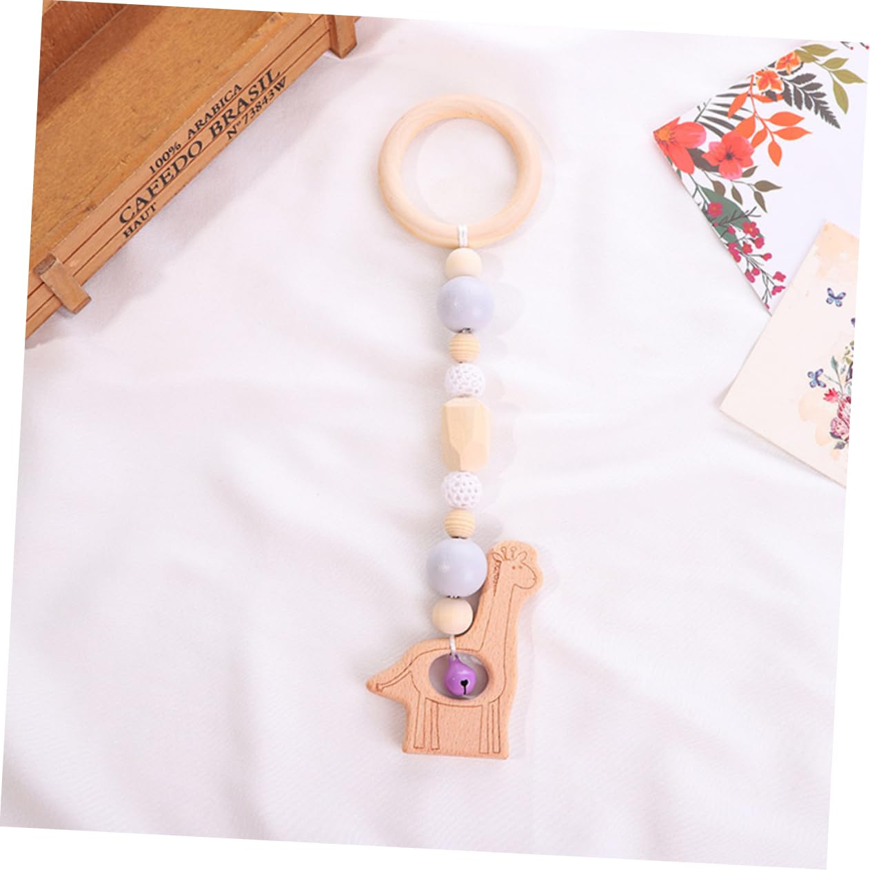 Foto 5 pulgar | Sonajero Colgante Toyandona Leaf Juguete Infantil 4 Unidades - Venta Internacional