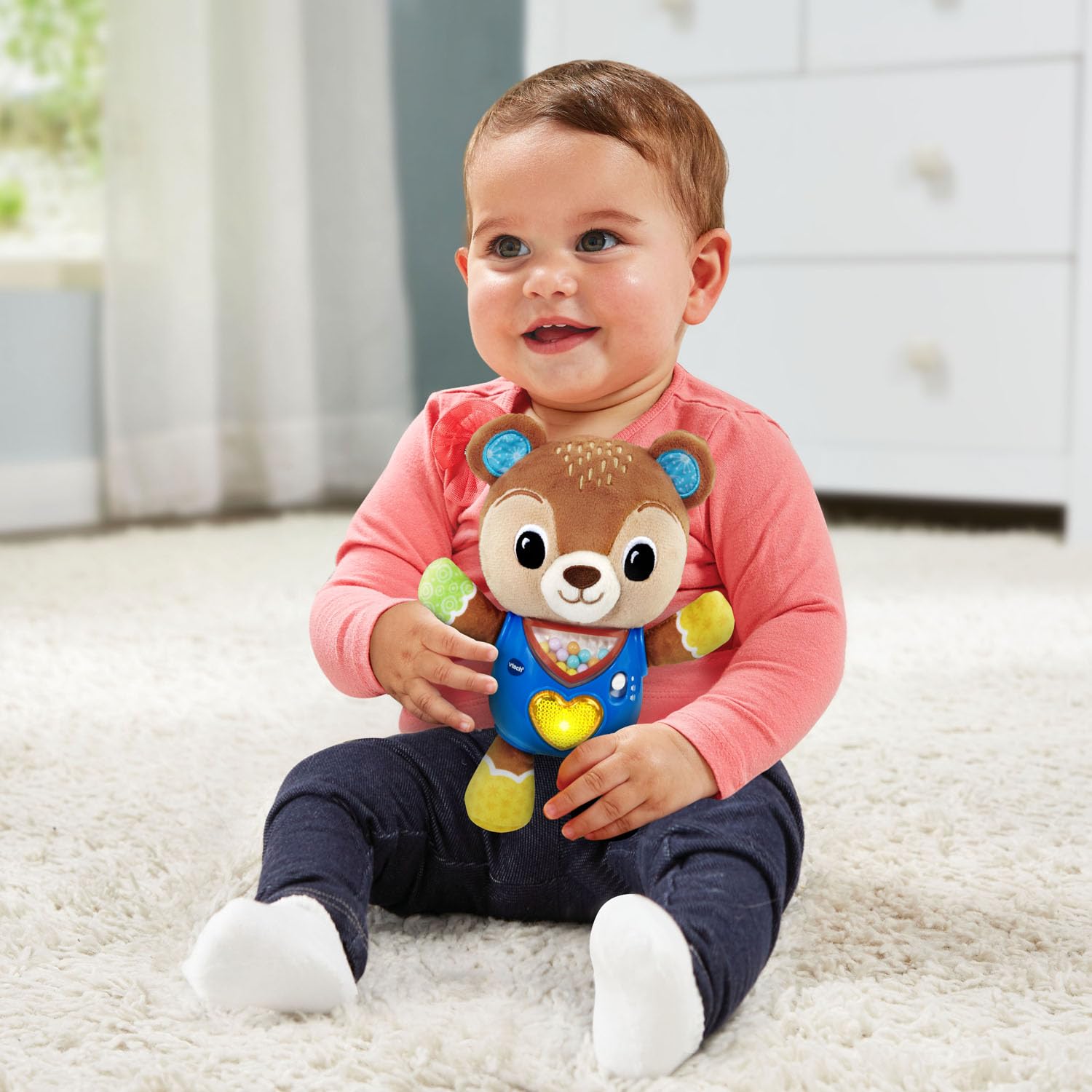 Foto 7 pulgar | Cochecito Para Cuna, Juguete Vtech Baby Cuddle And Sing Bear - Venta Internacional.