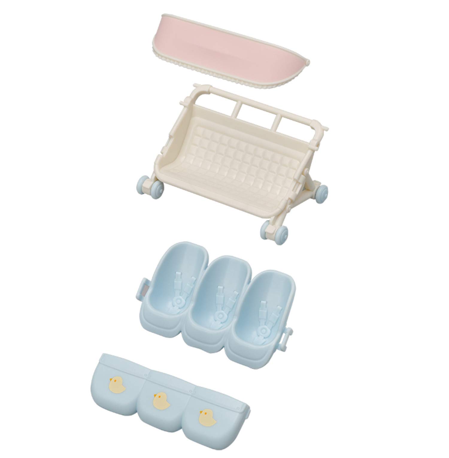 Foto 4 pulgar | Stroller Calico Critters Triplet 2 En 1 Con Accesorio Para Asiento De Coche - Venta Internacional.