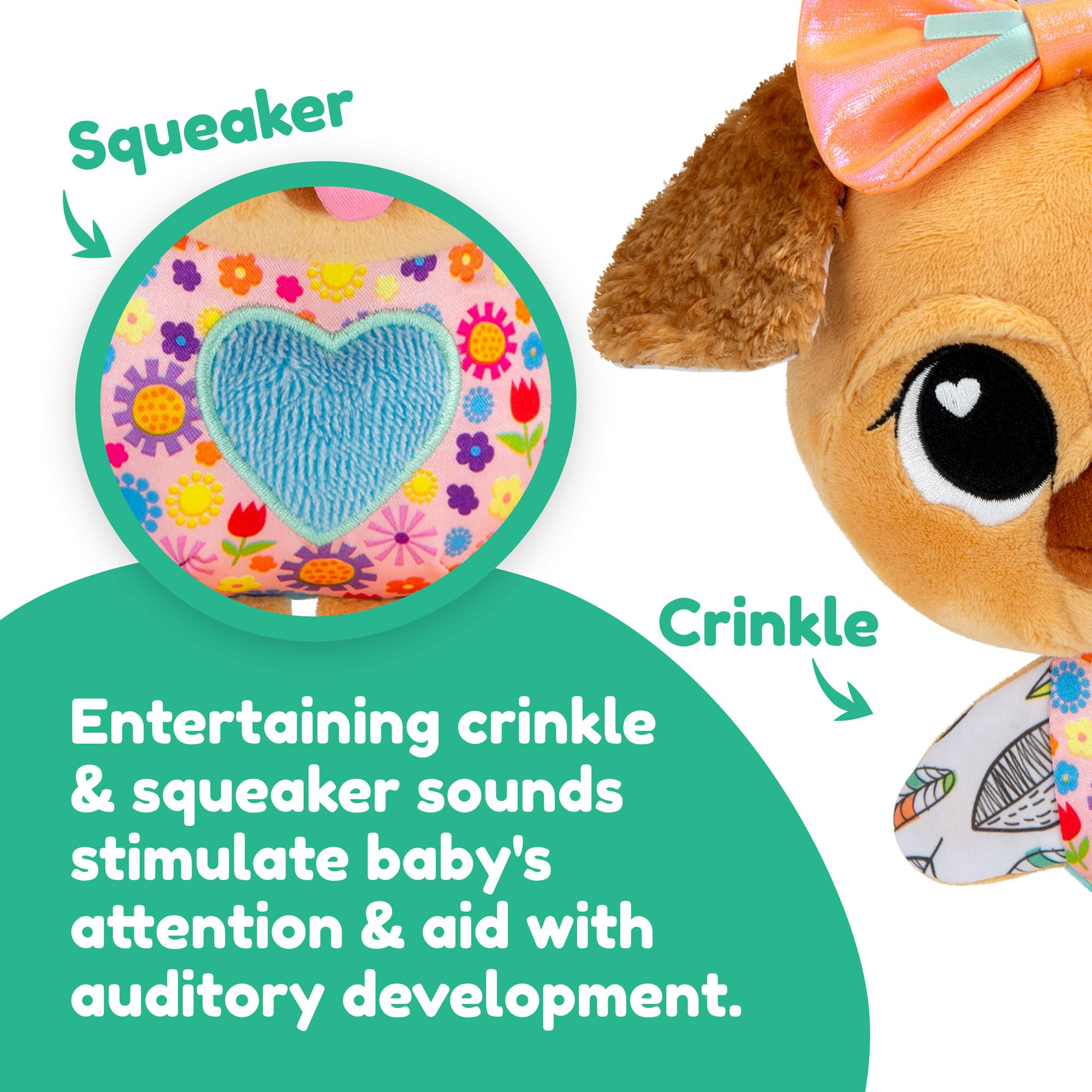 Foto 3 pulgar | Cochecito Sensorial Lamaze Lovey The Pug Baby Con Clip On Toy - Venta Internacional.