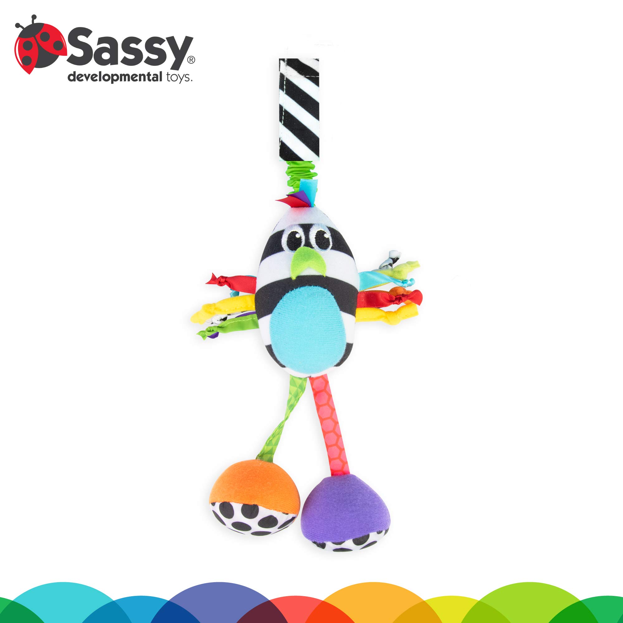 Foto 3 pulgar | Peluche De Desarrollo Sassy Boppin' Birdie Para Recién Nacido - Venta Internacional.