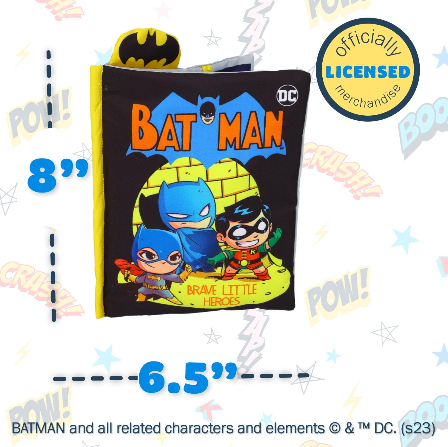 Foto 6 pulgar | Los Niños De Soft Book Preferían Dc Comics: Los Pequeños Héroes Valientes De Batman - Venta Internacional.