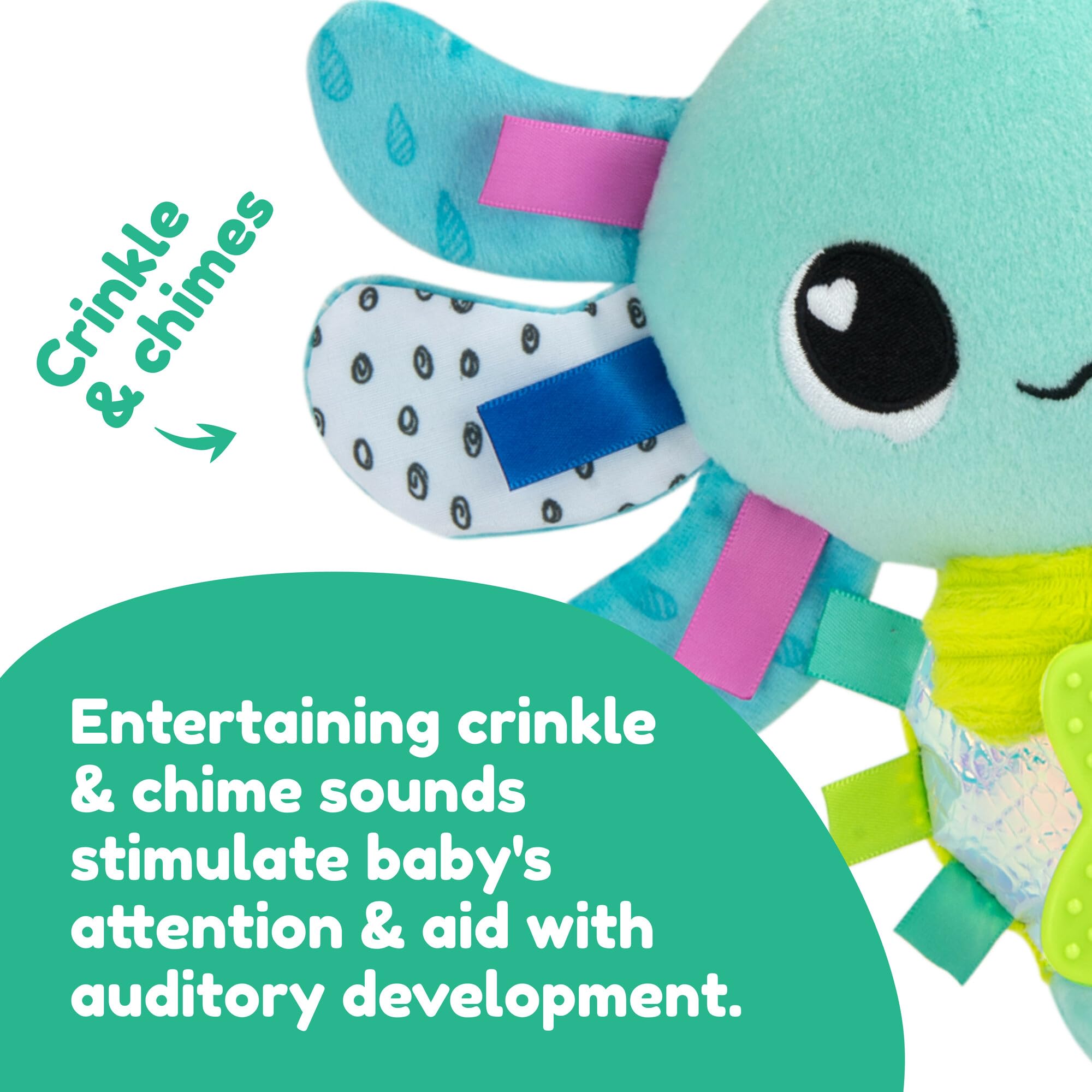 Foto 4 pulgar | Asiento De Coche Y Cochecito De Juguete Con Clip Lamaze Alise Axolotl - Venta Internacional.