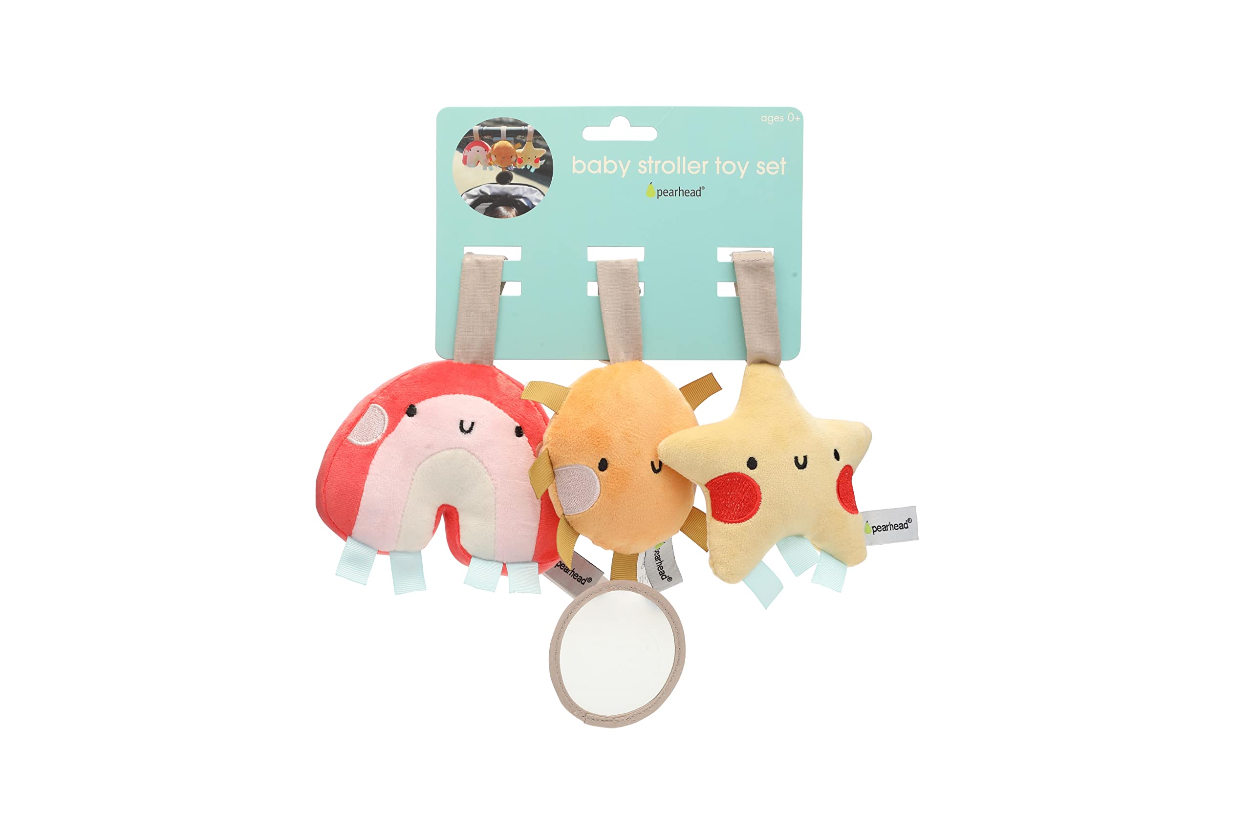 Foto 7 pulgar | Set De 3 Estrellas Stroller Toys Pearhead Rainbow Sun - Venta Internacional.