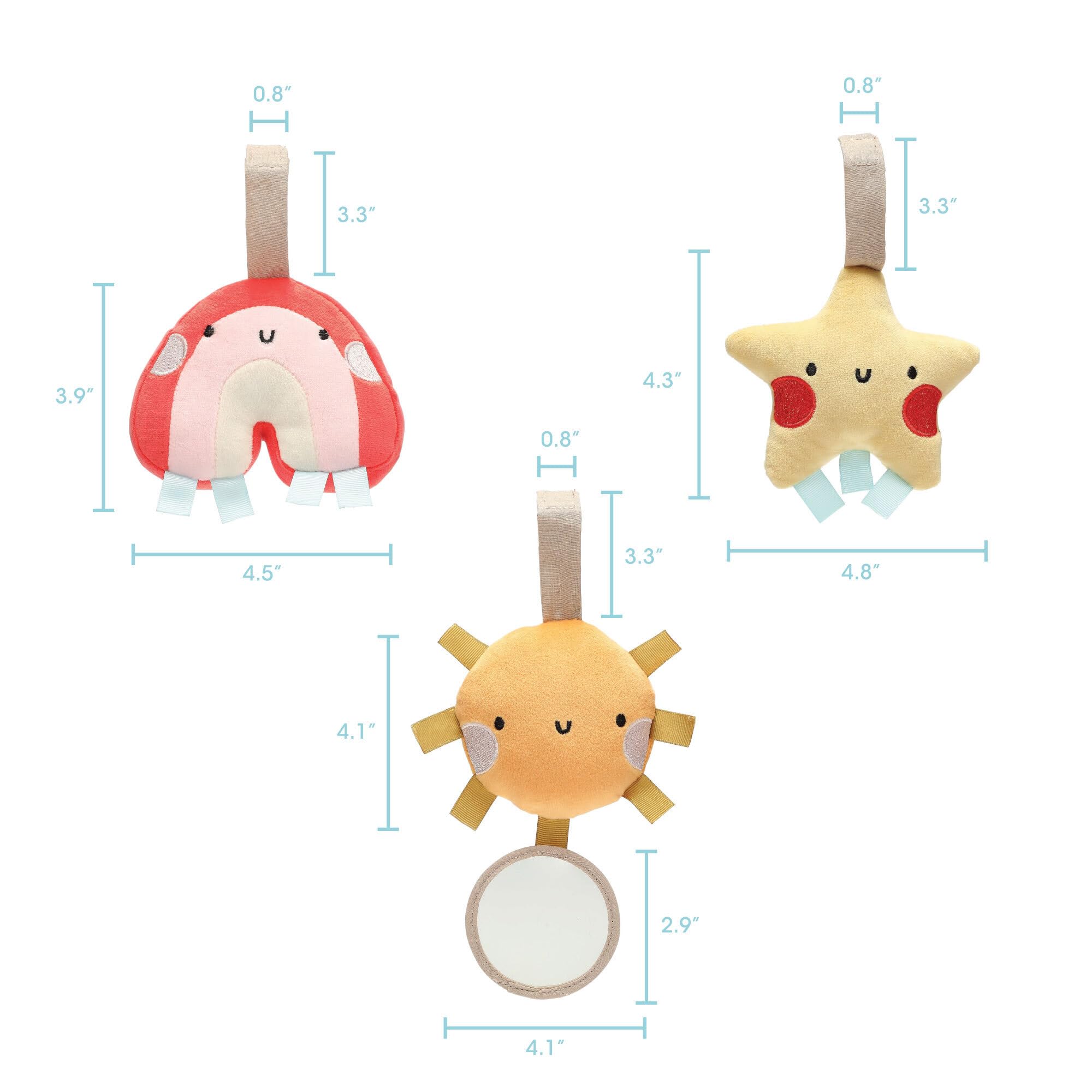 Foto 7 | Set De 3 Estrellas Stroller Toys Pearhead Rainbow Sun - Venta Internacional.