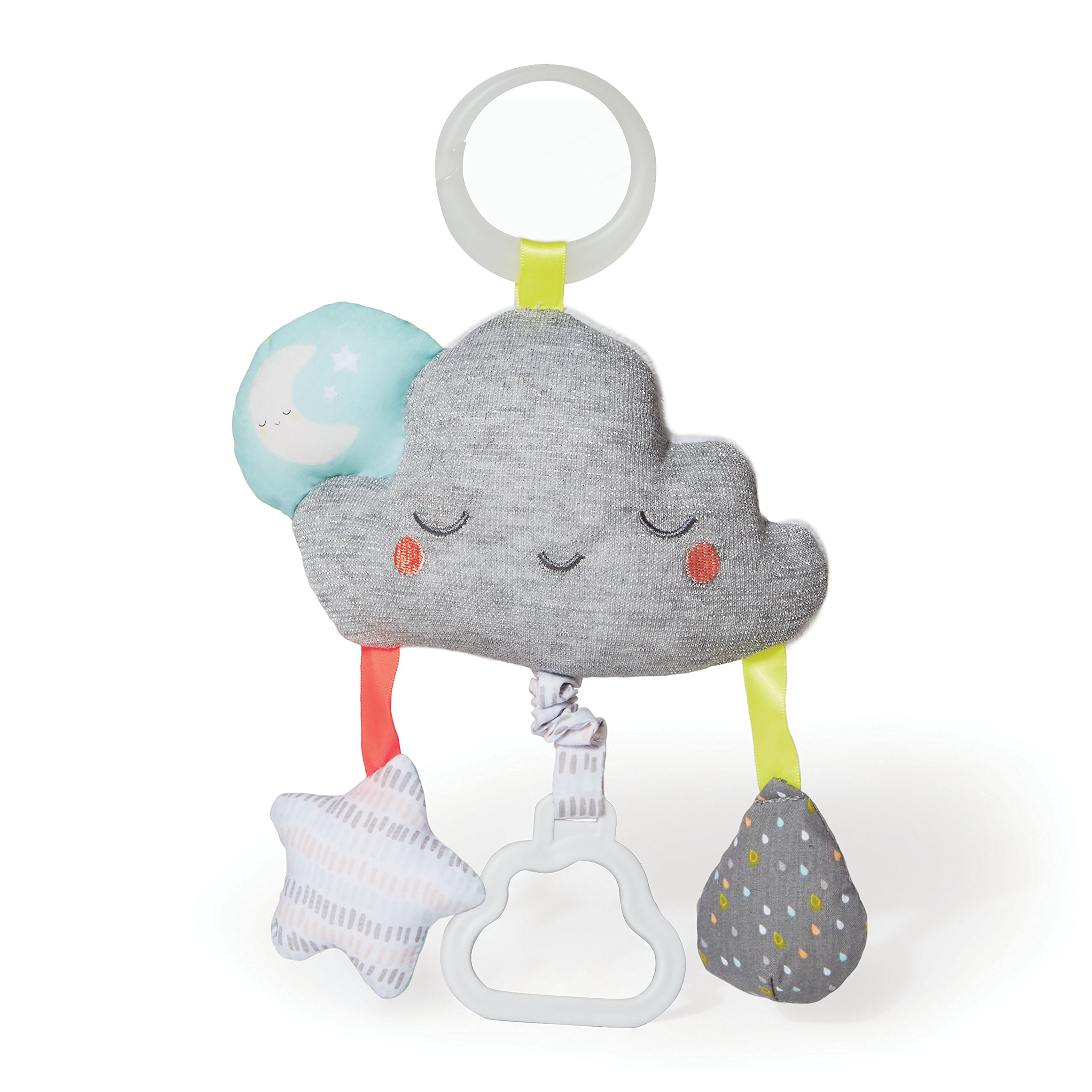 Foto 4 pulgar | Skip Hop Skip Hop Para Cochecito Con Forro Plateado, Diseño De Nube Y Mordedor - Venta Internacional.