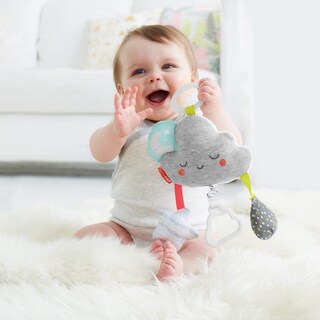 Foto 5 | Skip Hop Skip Hop Para Cochecito Con Forro Plateado, Diseño De Nube Y Mordedor - Venta Internacional.