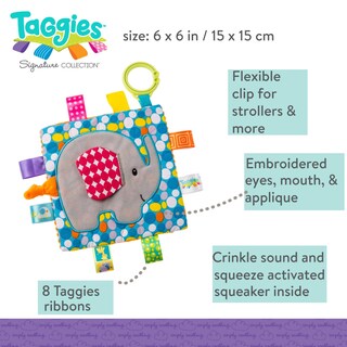 Foto 4 | Toy Taggies Crinkle Me Elephant Mary Meyer - Venta Internacional.