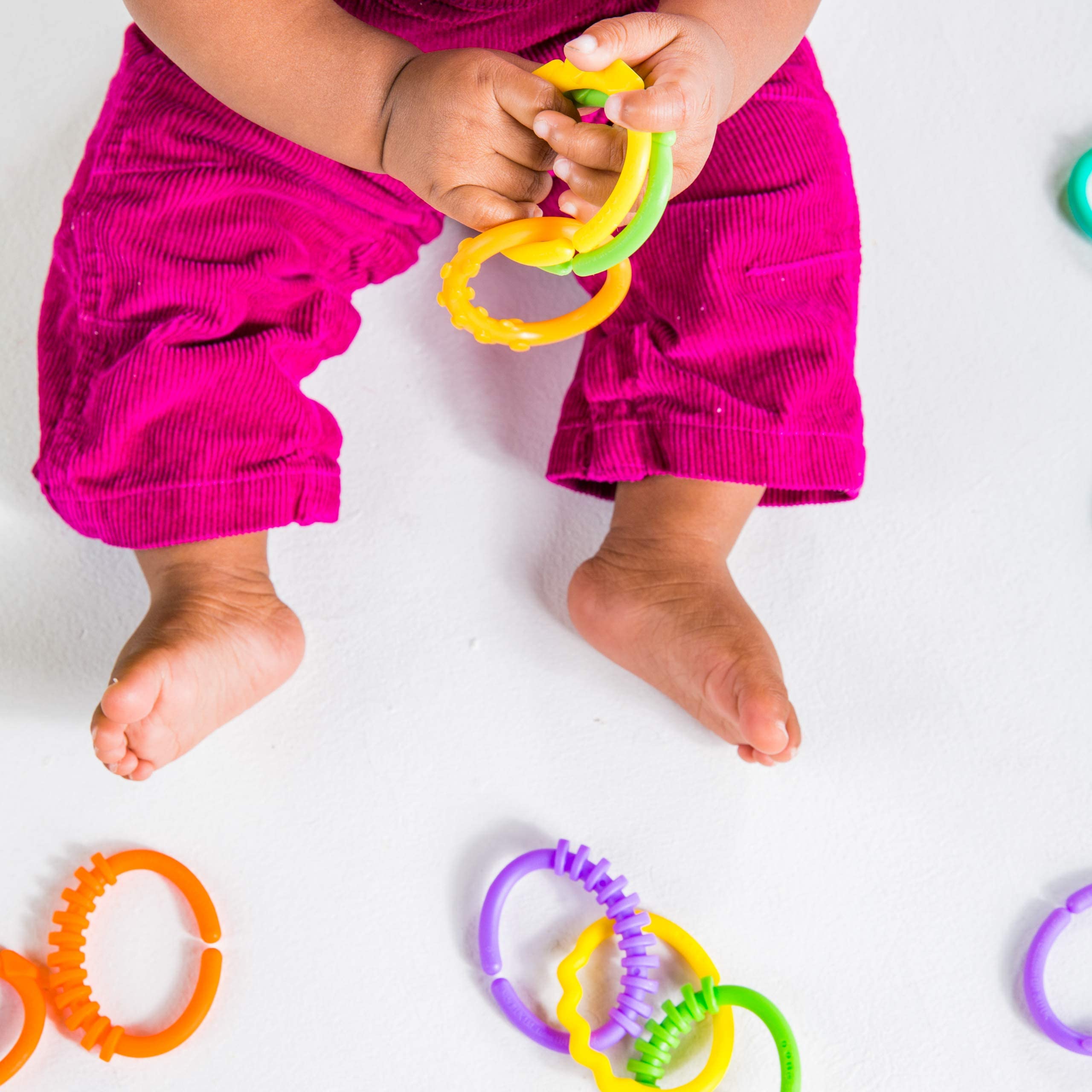 Foto 5 pulgar | Muchos Anillos De Eslabones De Toy Bright Starts Para Cochecito O Portabebé - Venta Internacional.