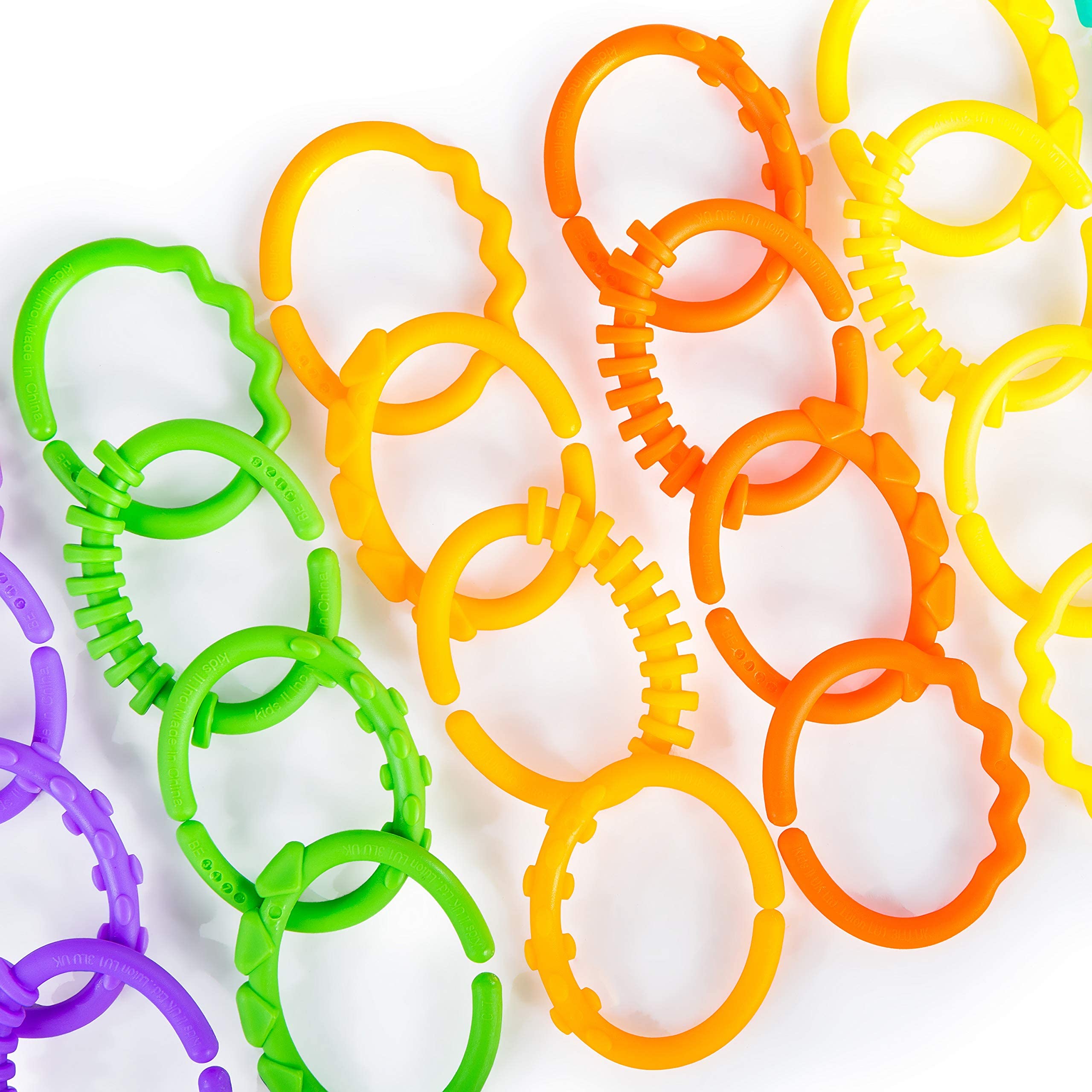 Foto 7 pulgar | Muchos Anillos De Eslabones De Toy Bright Starts Para Cochecito O Portabebé - Venta Internacional.