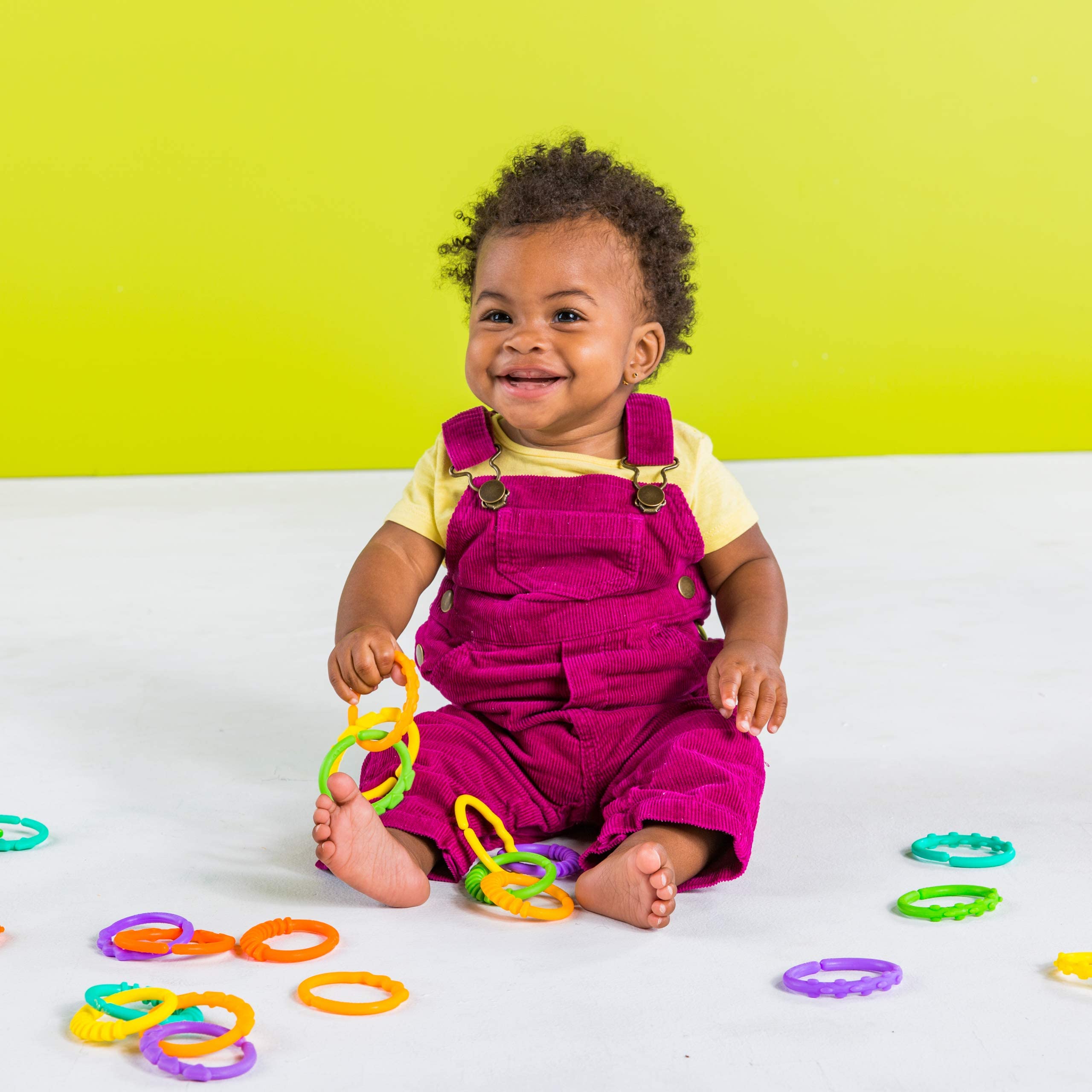 Foto 7 | Muchos Anillos De Eslabones De Toy Bright Starts Para Cochecito O Portabebé - Venta Internacional.