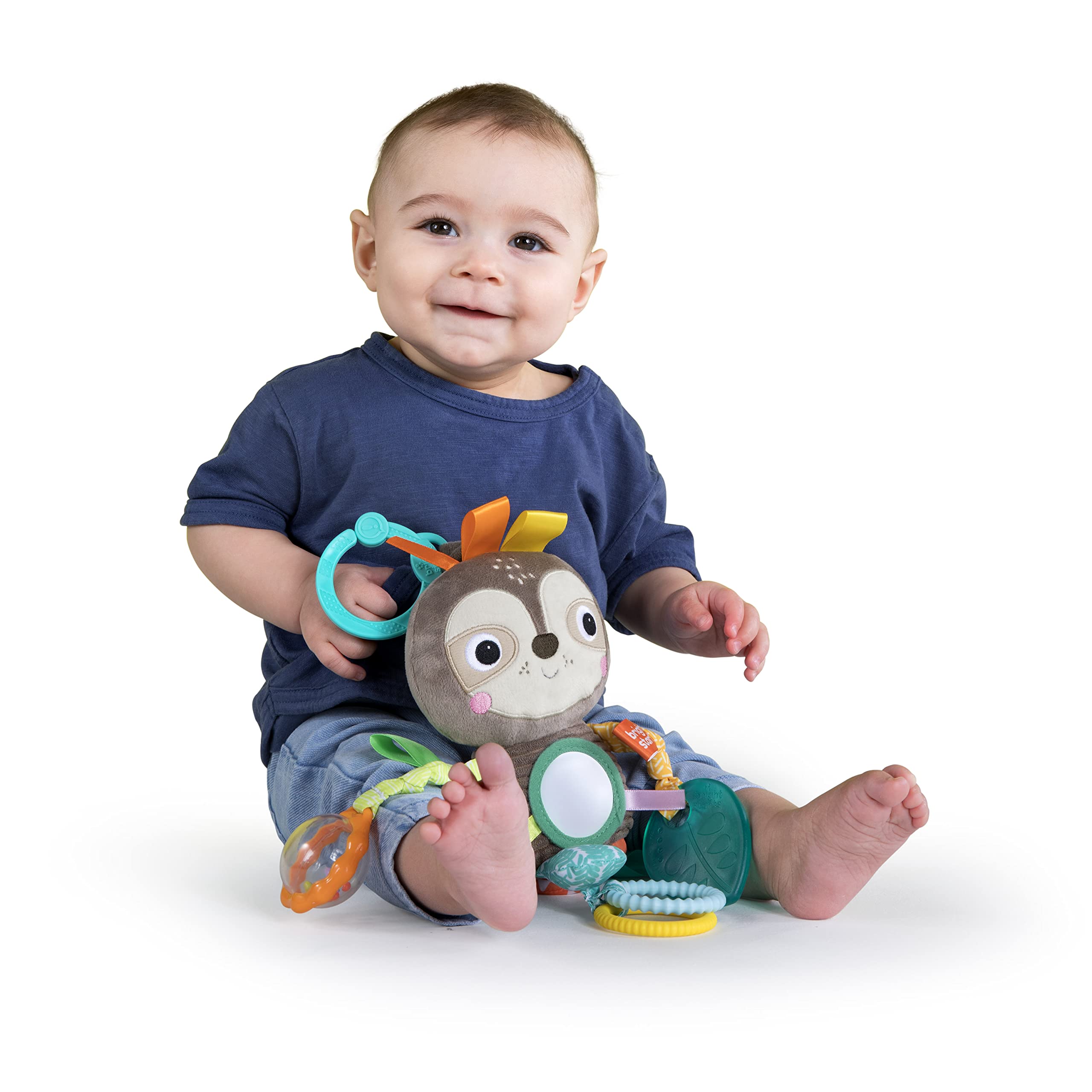 Juguete Para Bebé Stroller Bright Starts, Perezoso, Juguetón, De Peluche - Venta Internacional.