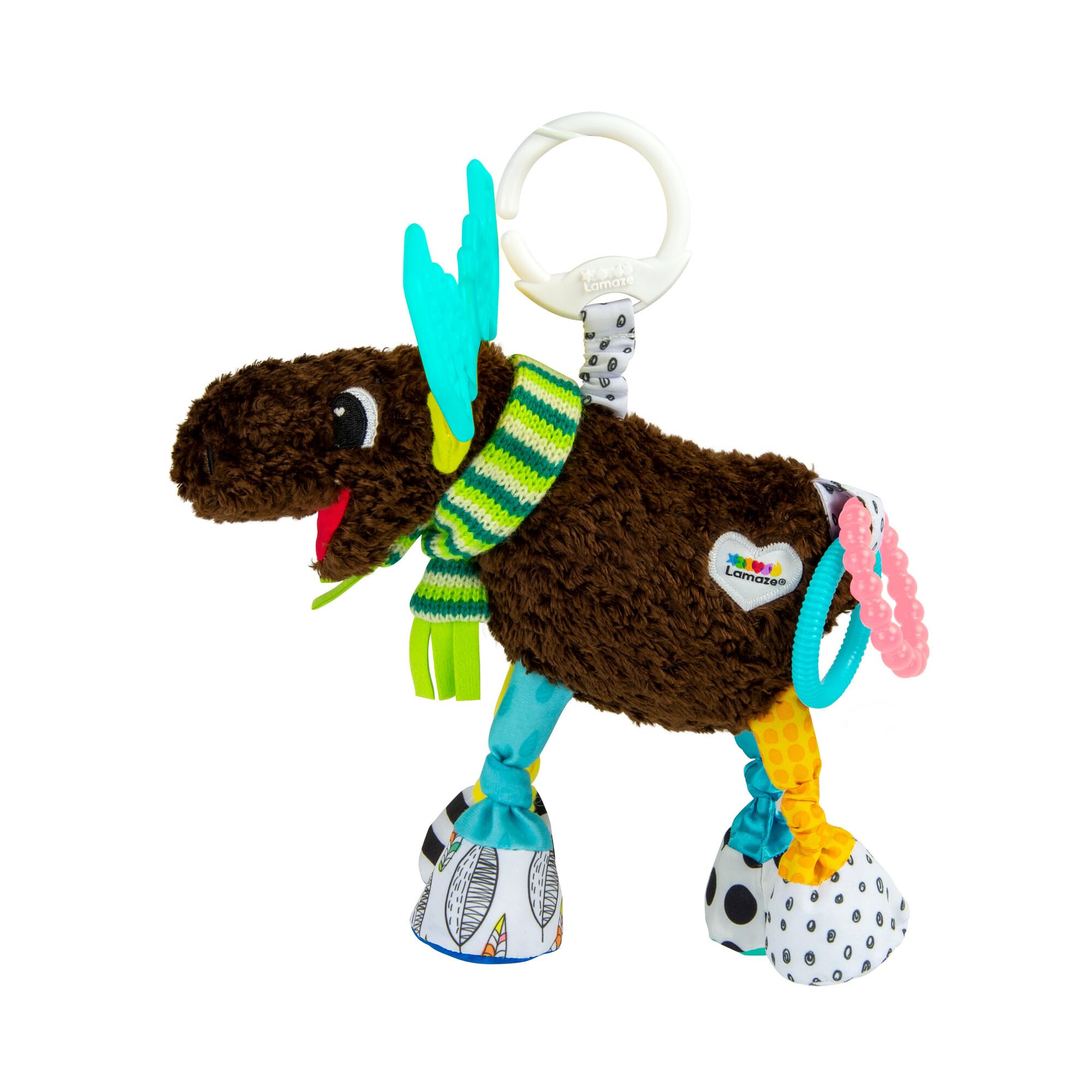 Asiento De Coche Y Cochecito De Juguete Con Clip Lamaze Mortimer The Moose - Venta Internacional.