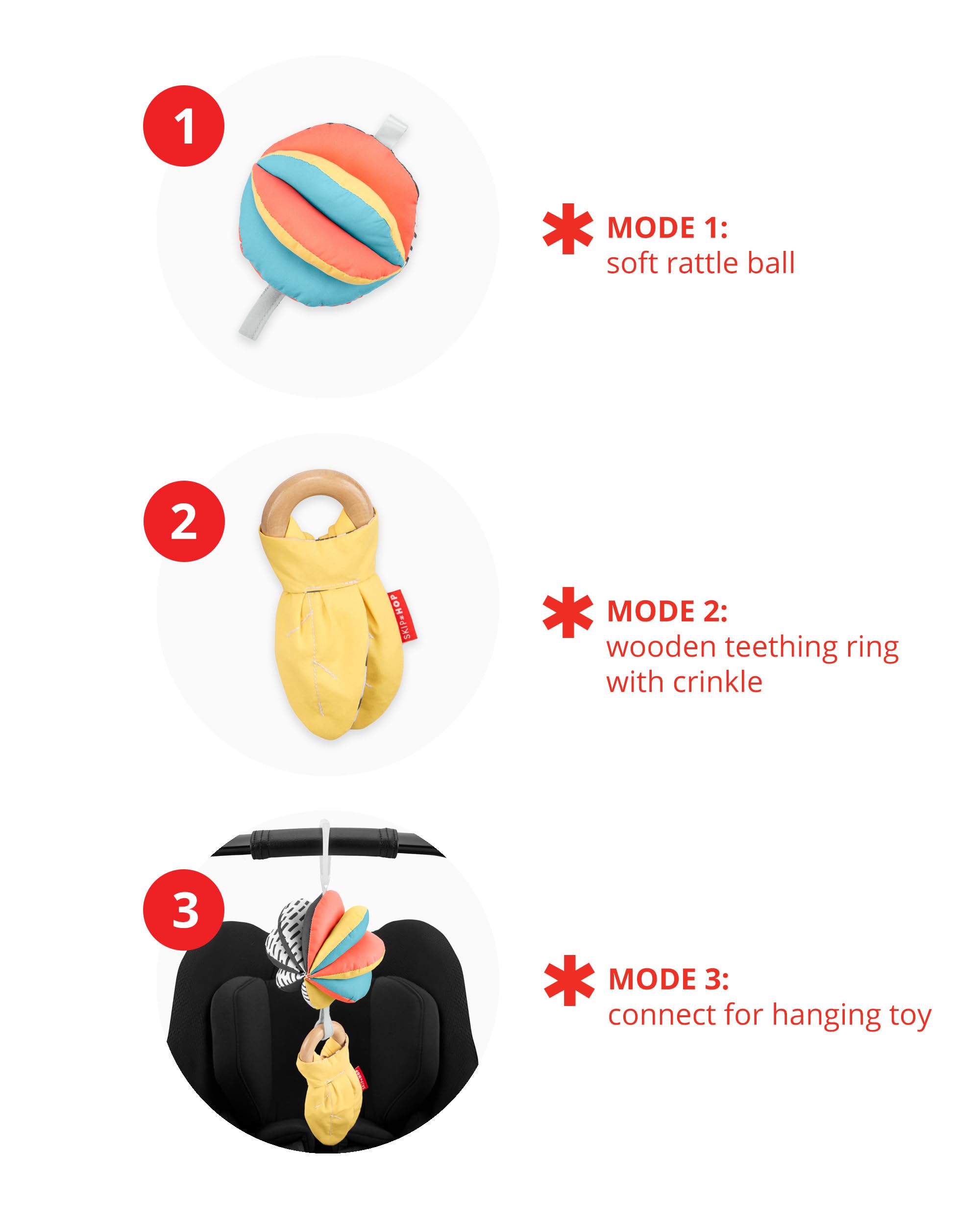 Foto 4 pulgar | Stroller Toy Skip Hop 3 En 1 Para Bebés, Actividad Y Mordedor - Venta Internacional.